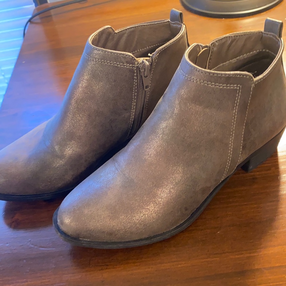 🥾Bronze Metallic Boots 👢